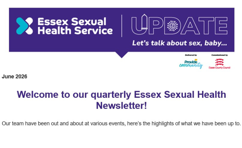 Welcome to our June Essex Sexual Health Newsletter!